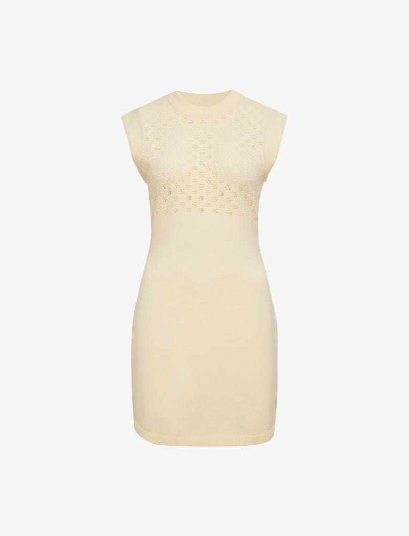 Birkin Mini Dress | Ivory - Mini Dress