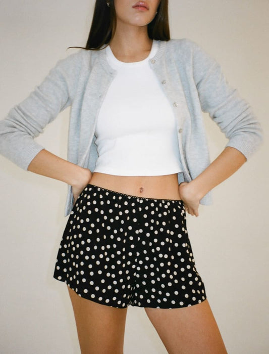 Bloom Short | Black Ditsy Dot - Short
