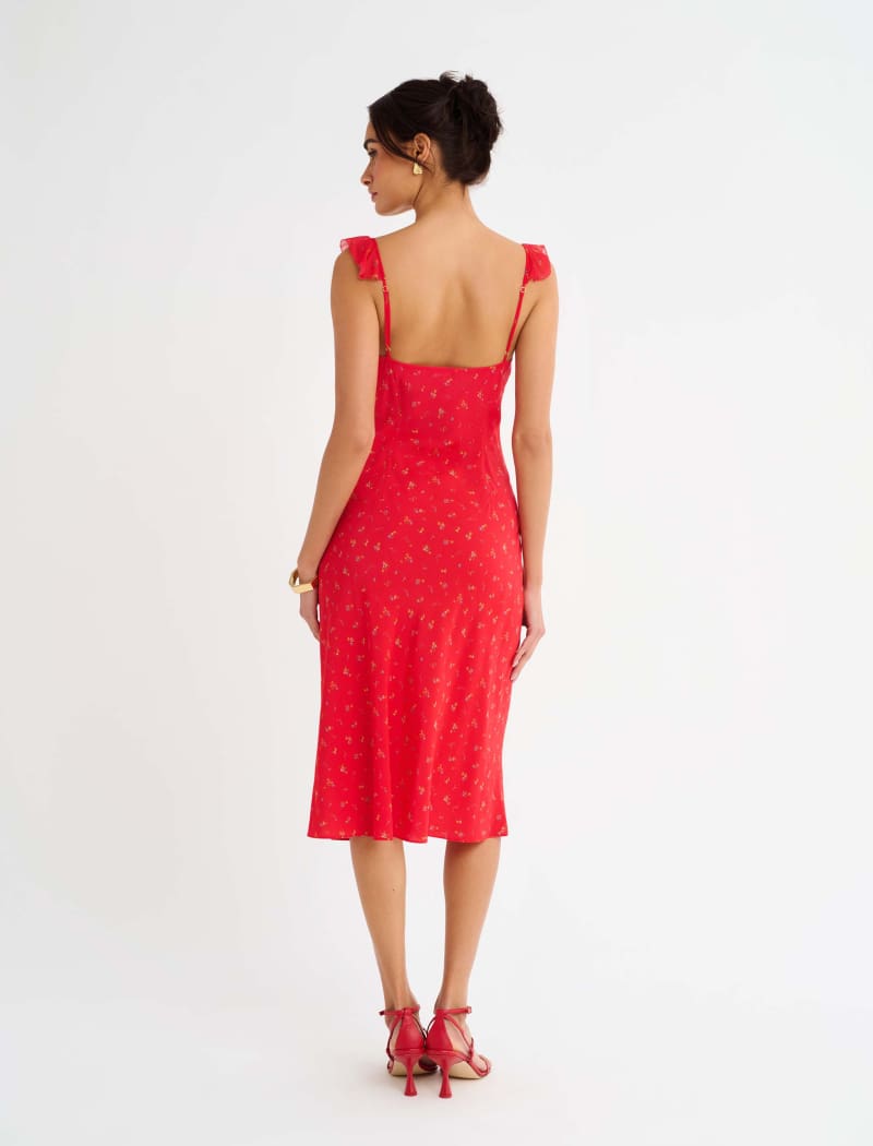 butterfly bodice cami midi dress Butterfly Midi Dress | Coral Meadow