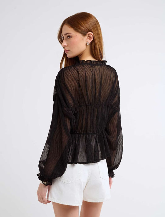 Cambridge Top | Black - Tops
