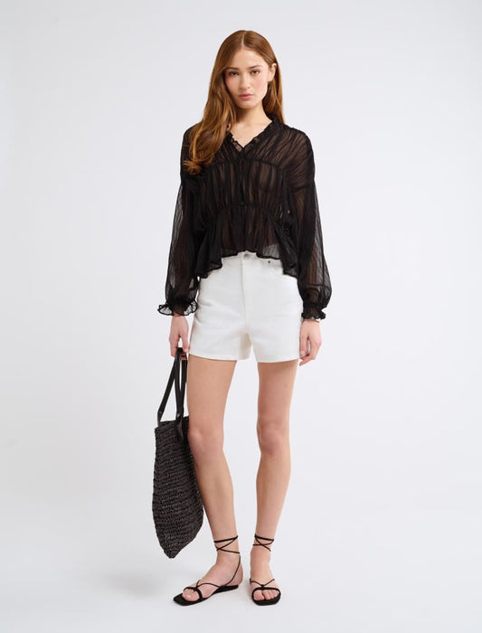 Cambridge Top | Black - Tops