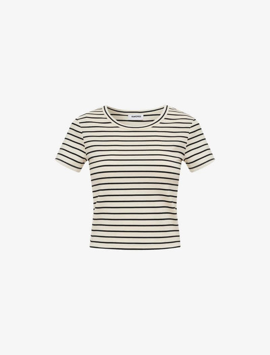 Campus Tee | Navy Stripe