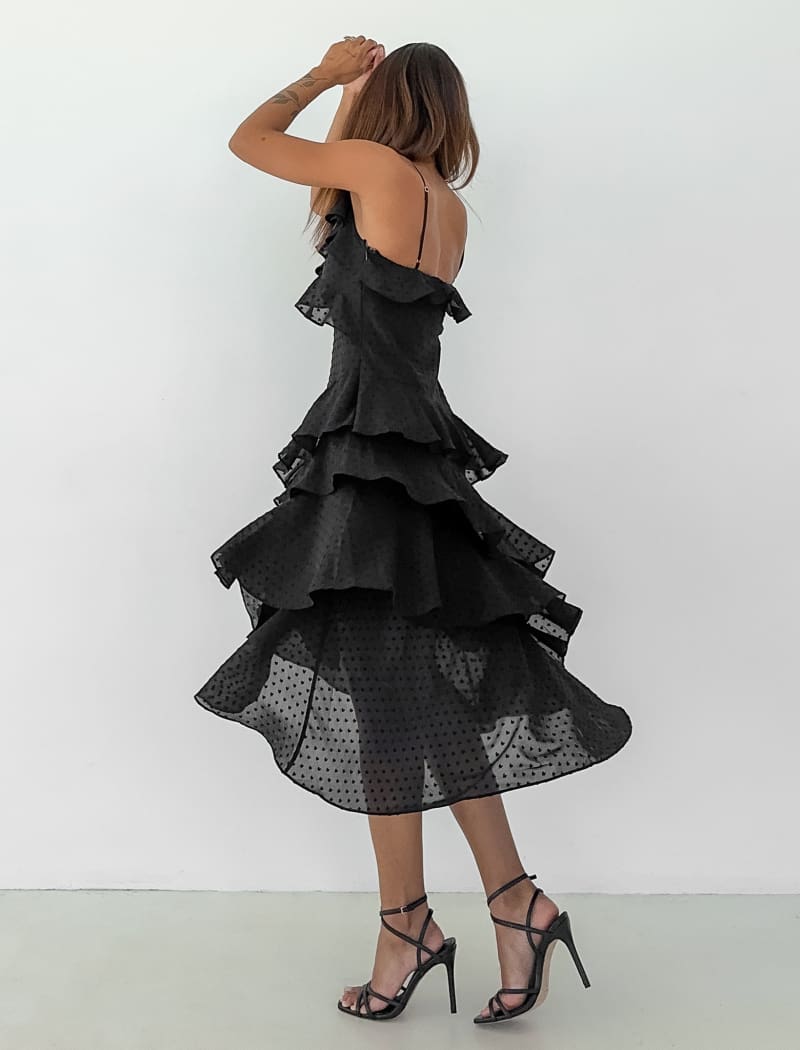 Cha Cha Midi Dress | Black - Midi Dress