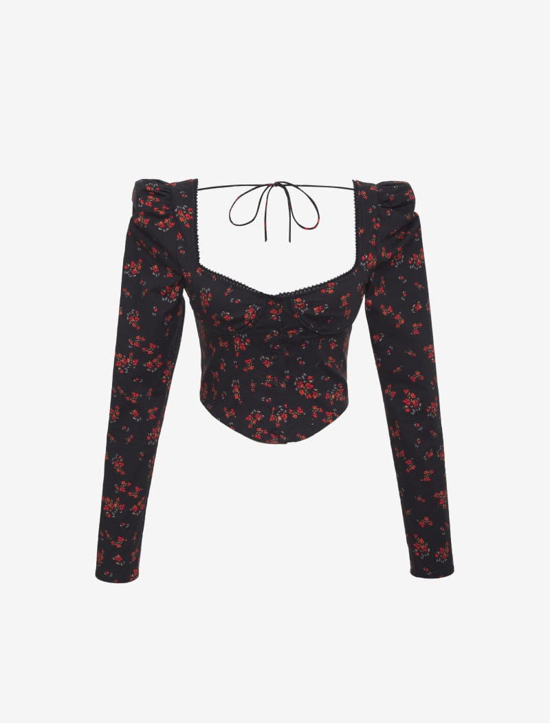 Charlotte Top | Spanish Poppy - Bustiers and Corsets