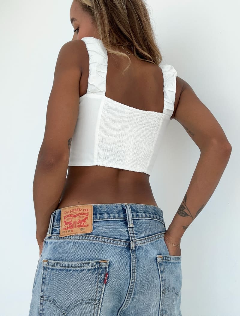 Chianti Top | White - Bustiers and Corsets
