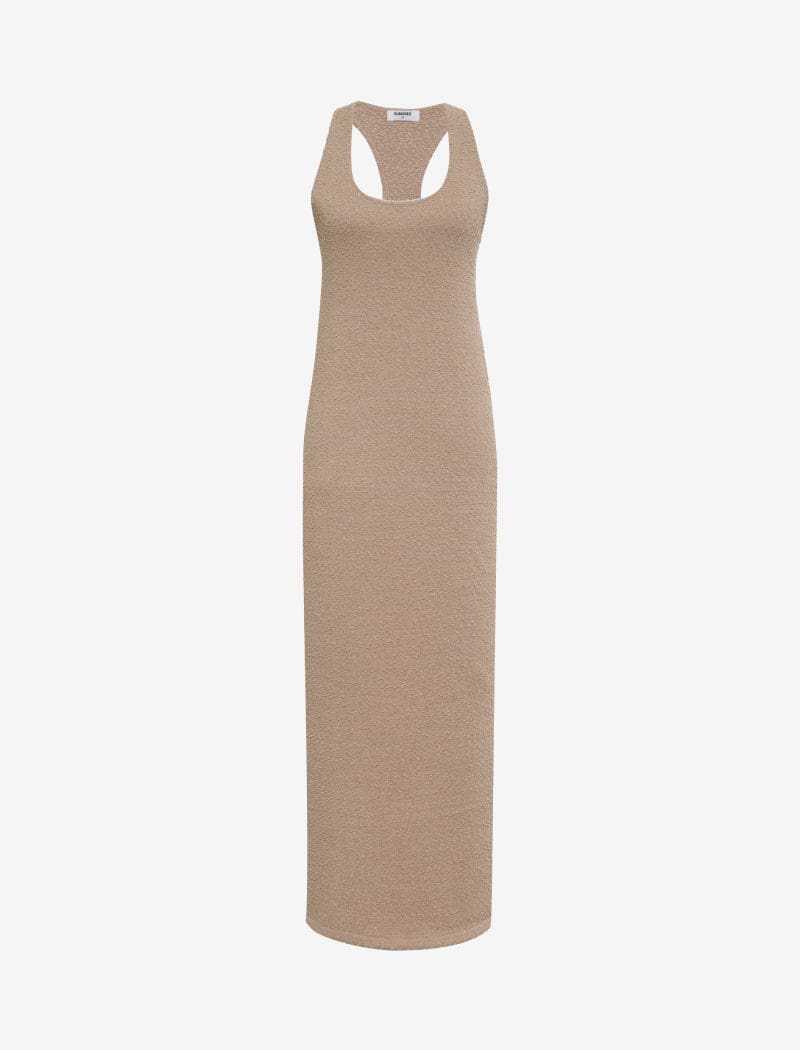 Cloud Nine Maxi Dress | Taupe - Maxi Dress