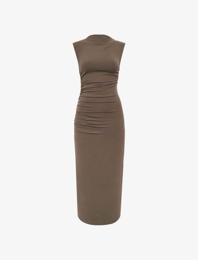 Contour Midi Dress | Olive