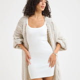 Core Mini Dress | White - Mini Dress