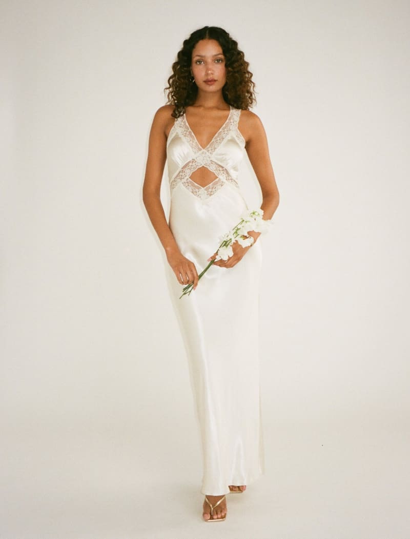 Crossroads Maxi Dress | Ivory - Maxi Dress