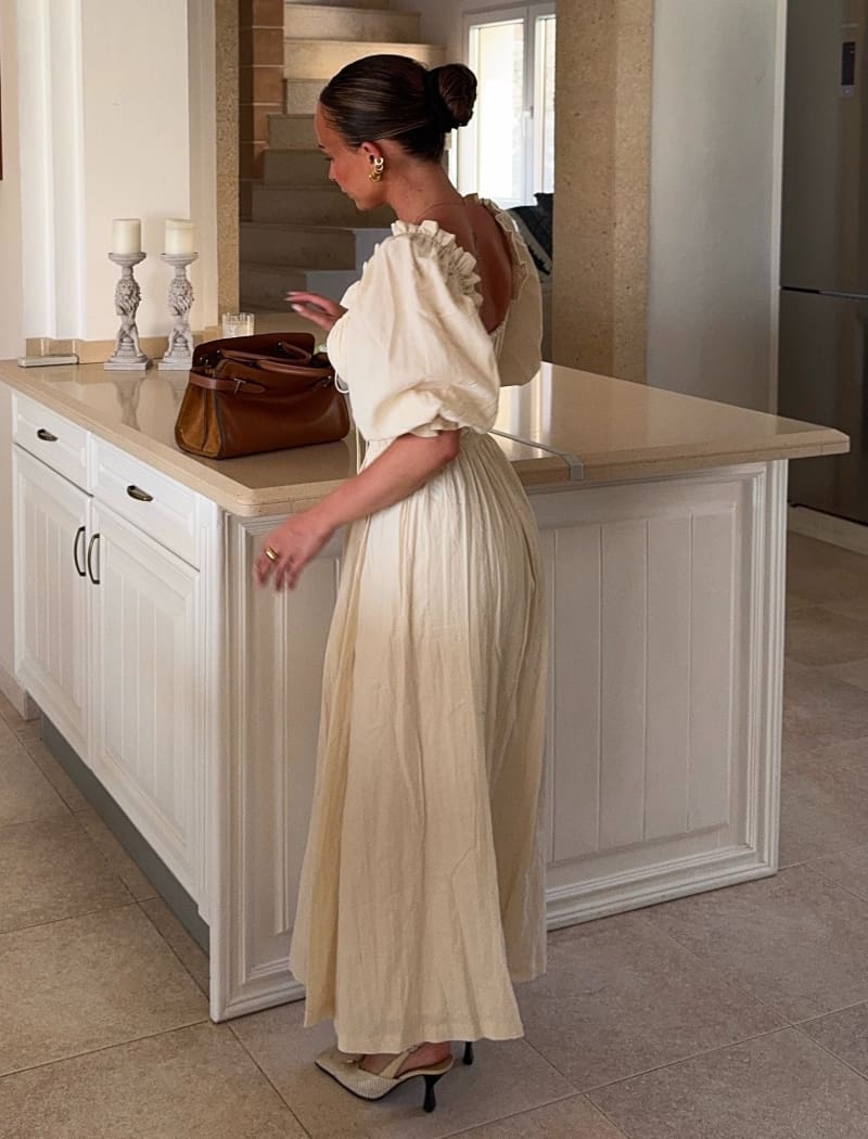 Darling Midi Dress | Cream - Midi Dress