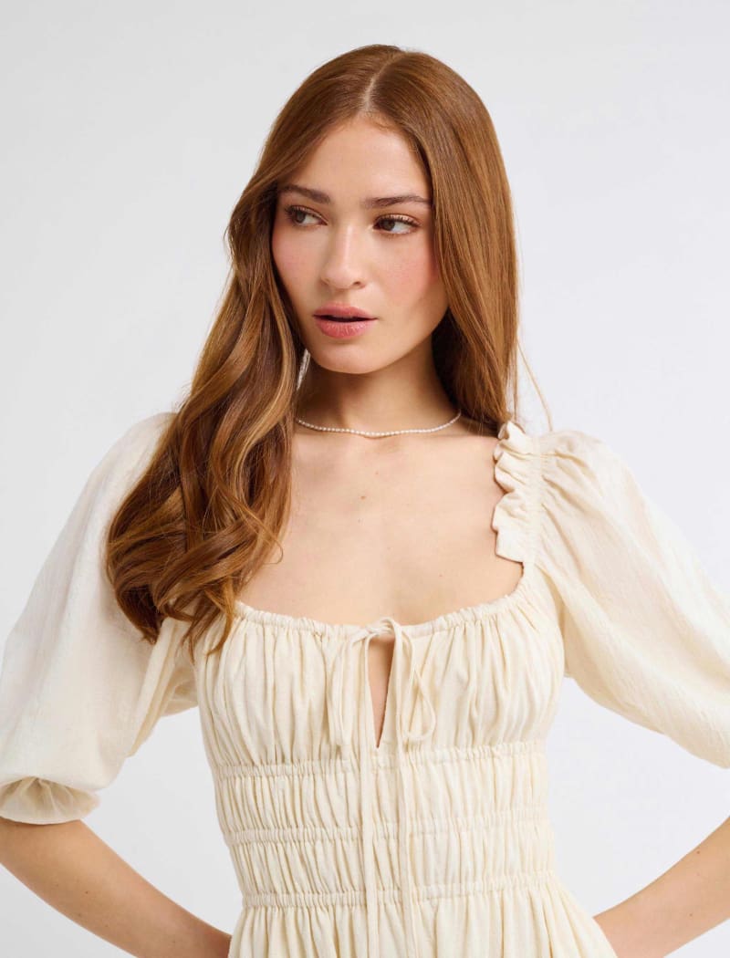 Darling Midi Dress | Cream - Midi Dress