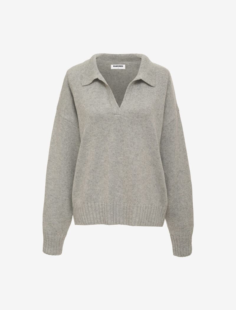 Delancey Sweater | Pearl Gray - Sweaters