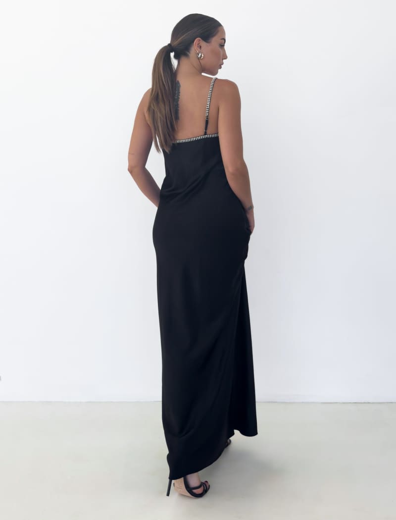 Diamond Maxi Dress | Black - Maxi Dress