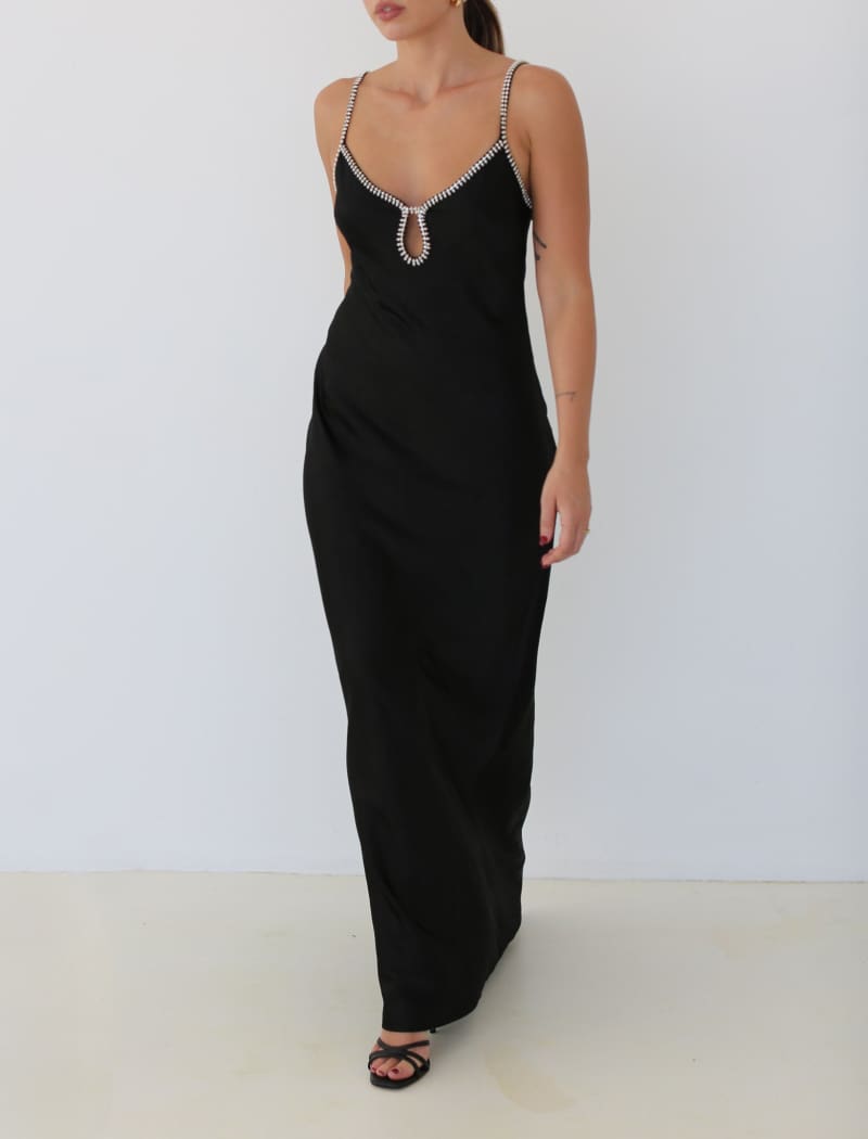 Diamond Maxi Dress | Black - Maxi Dress