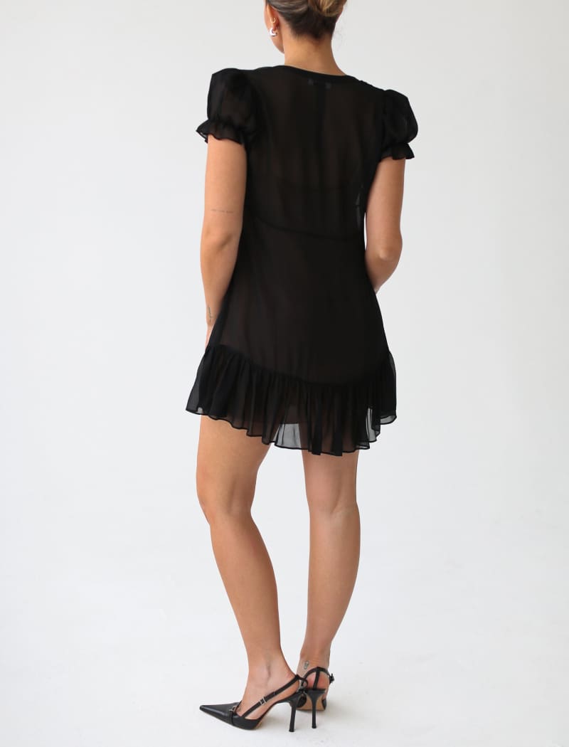 Duchess Mini Dress | Black