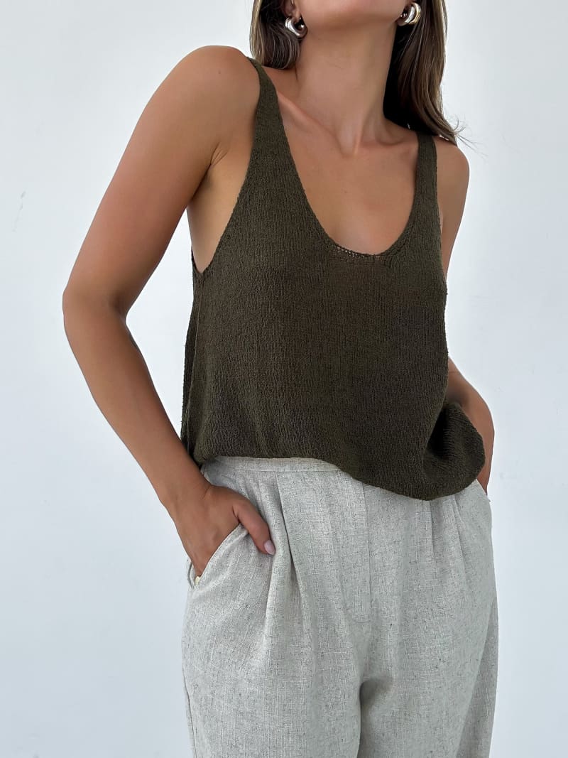 Easygoing Tank | Moss - Camis and Tanks