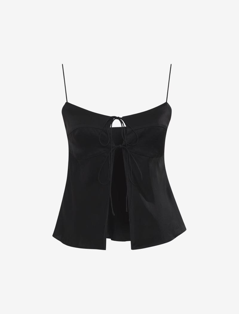 Edelweiss Cami | Black - Camis and Tanks