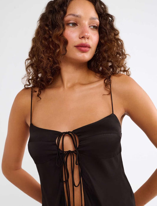 Edelweiss Cami | Black - Camis and Tanks