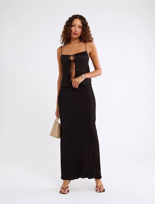 Edelweiss Cami | Black - Camis and Tanks