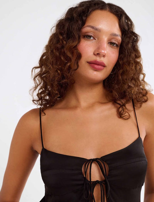 Edelweiss Cami | Black - Camis and Tanks