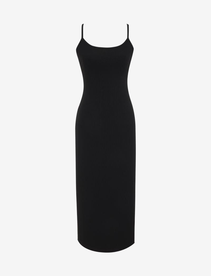 Effortless Midi Dress | Black - Midi Dress