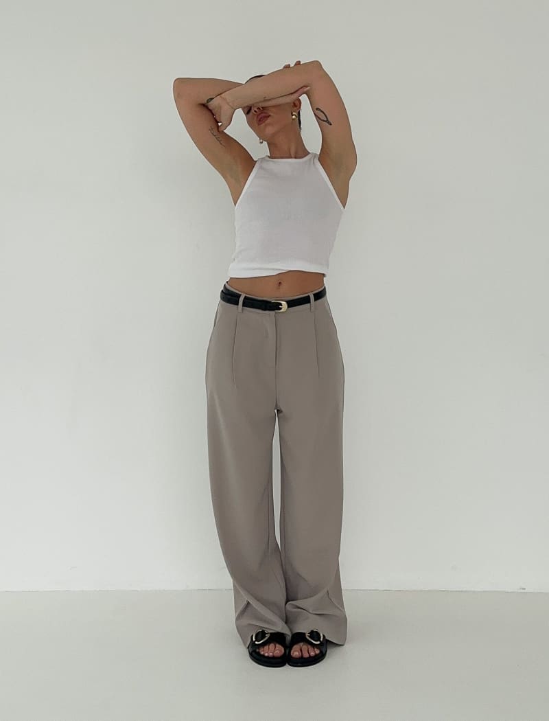 Bowery Trouser | Taupe - Pants
