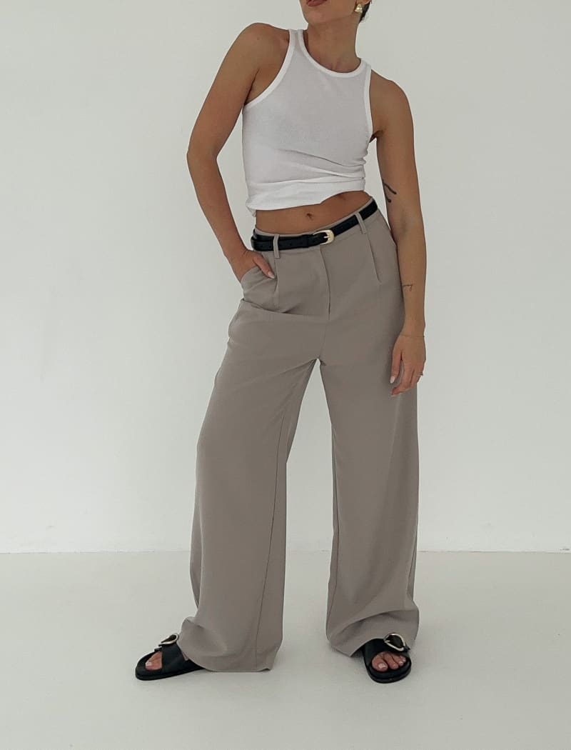 Bowery Trouser | Taupe - Pants