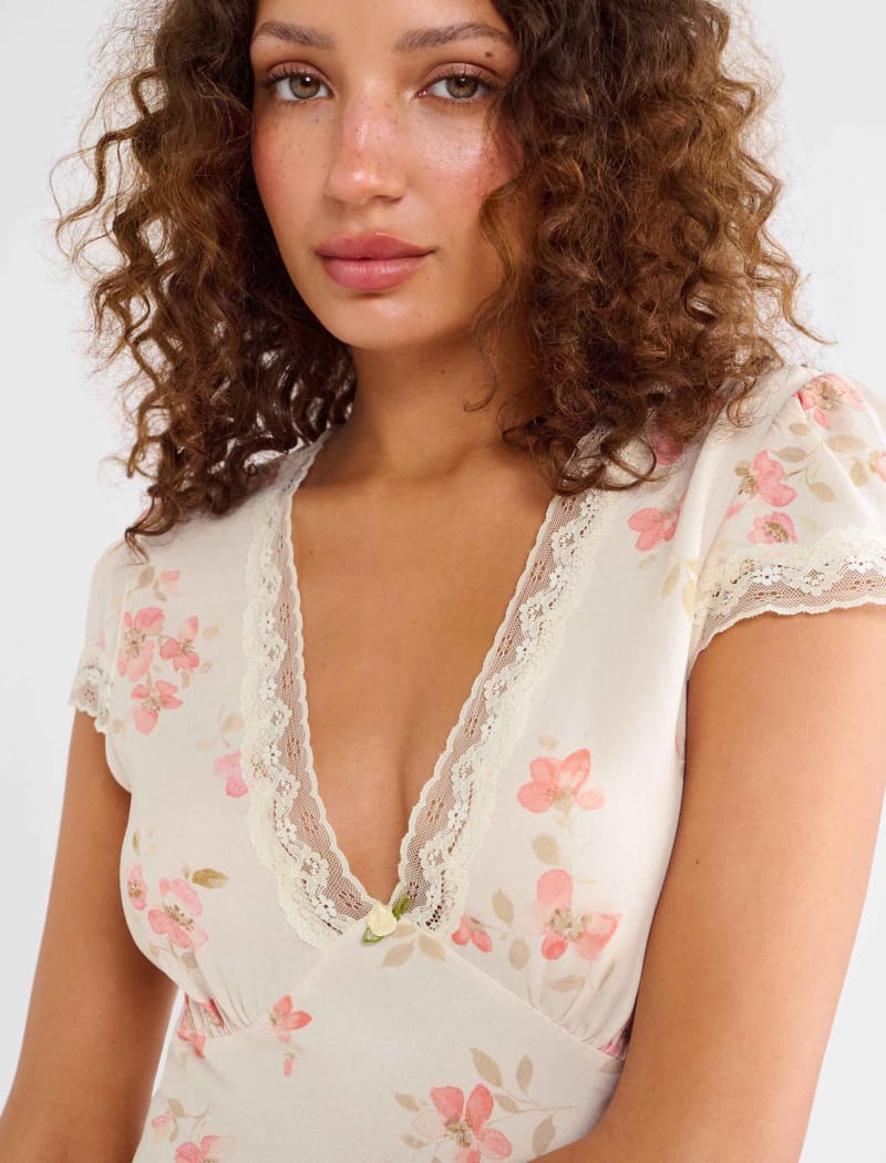 Essex Mini Dress | Whisper Floral - Mini Dress