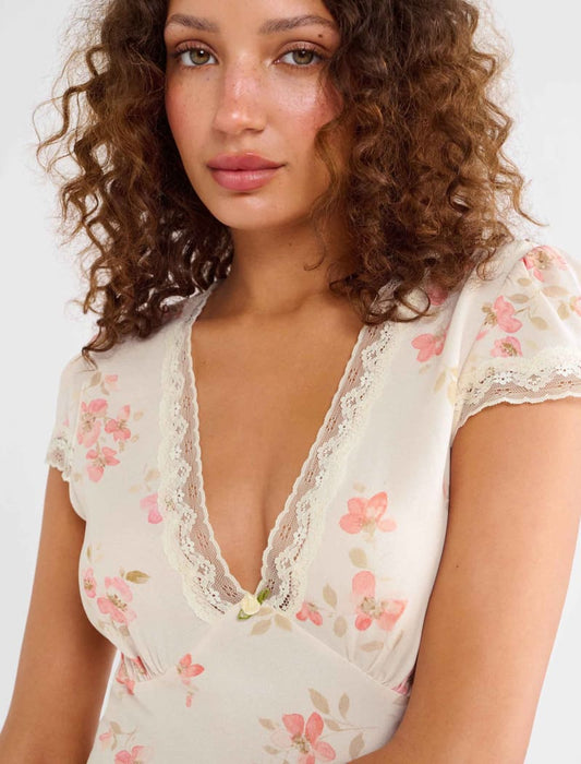 Essex Mini Dress | Whisper Floral - Mini Dress