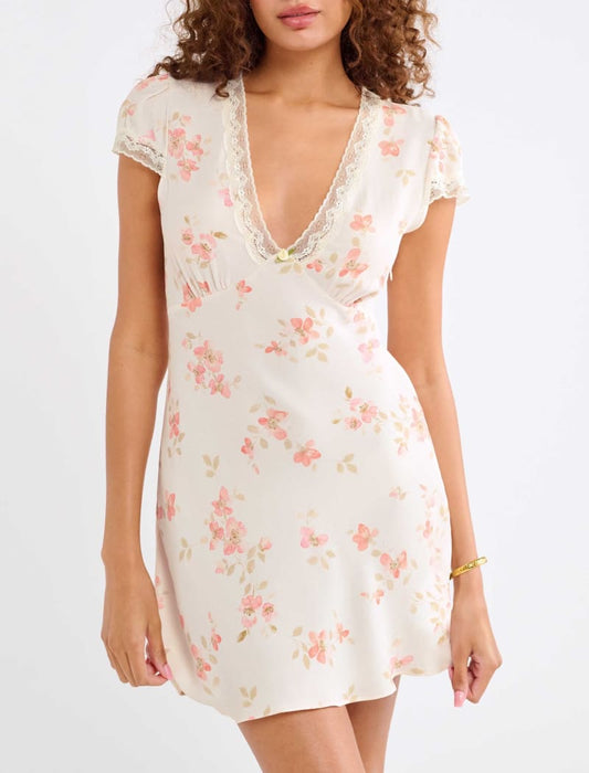 Essex Mini Dress | Whisper Floral - Mini Dress