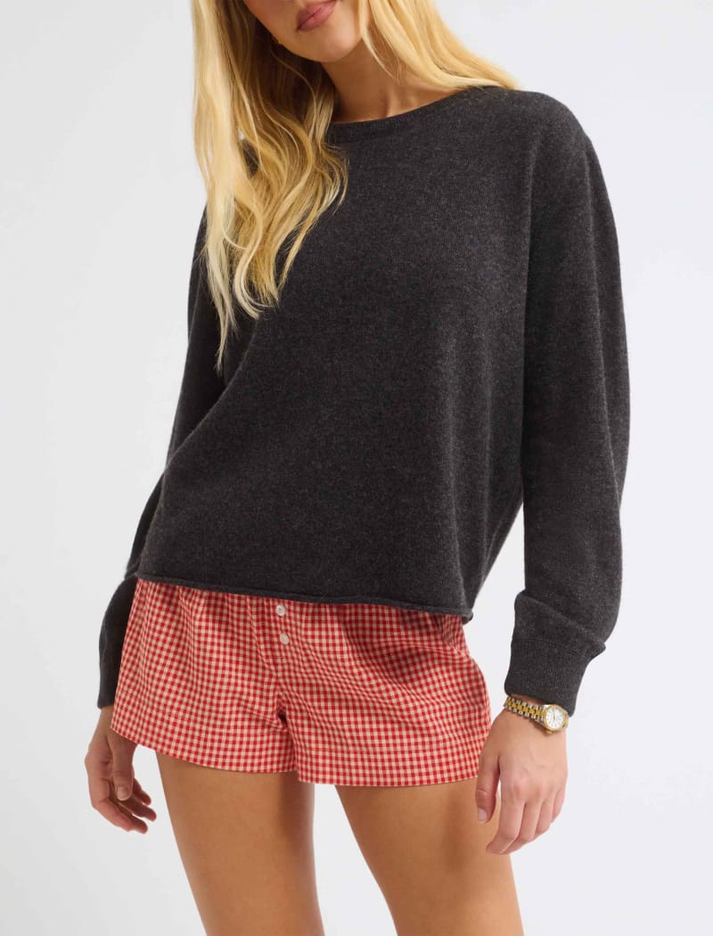 Everyday Sweater | Washed Black - Sweaters