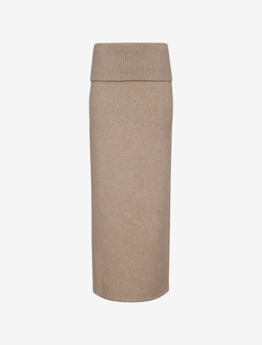 Fairfield Foldover Maxi Skirt | Latte