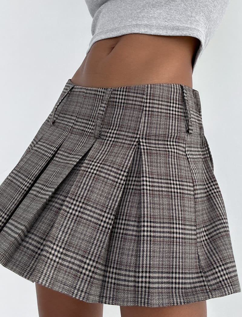 Ford Mini Skirt | Heritage Plaid - Mini Skirt