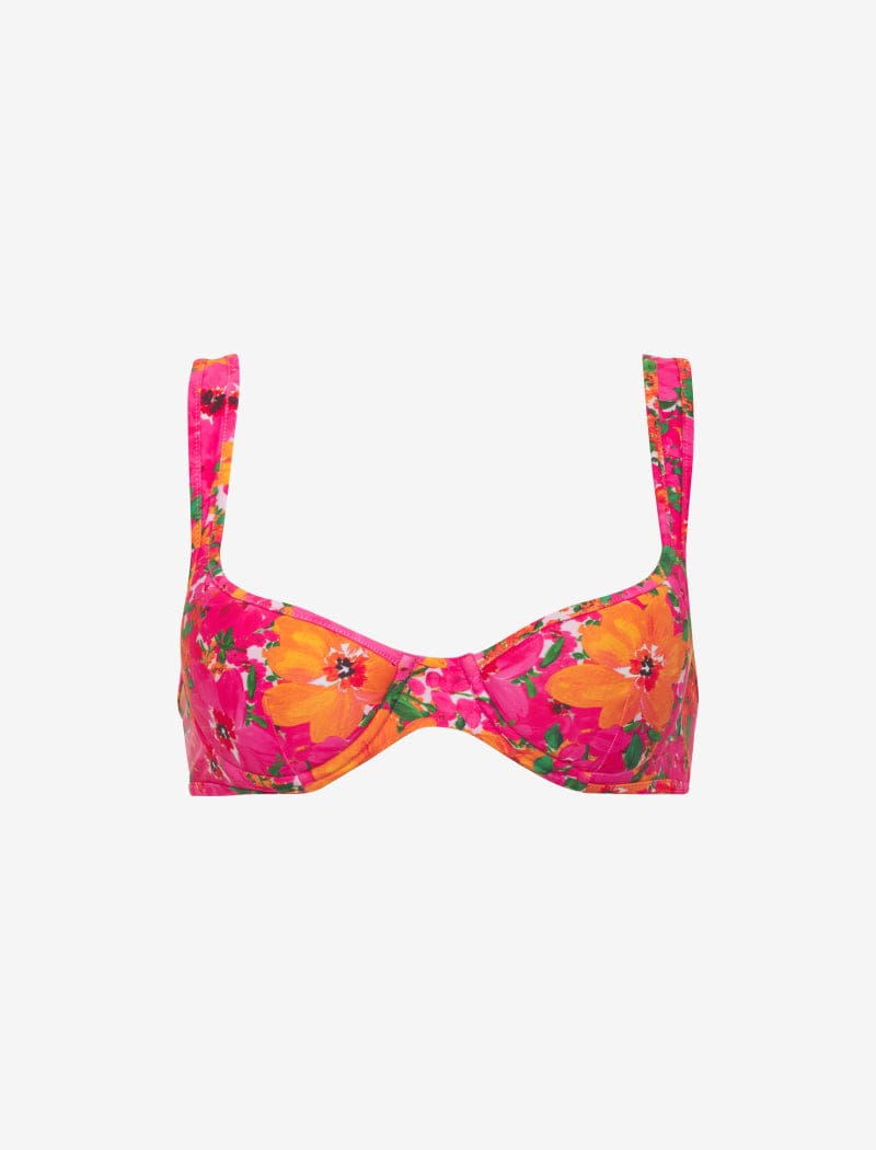 Havana Top | Electric Begonia - Swim Top