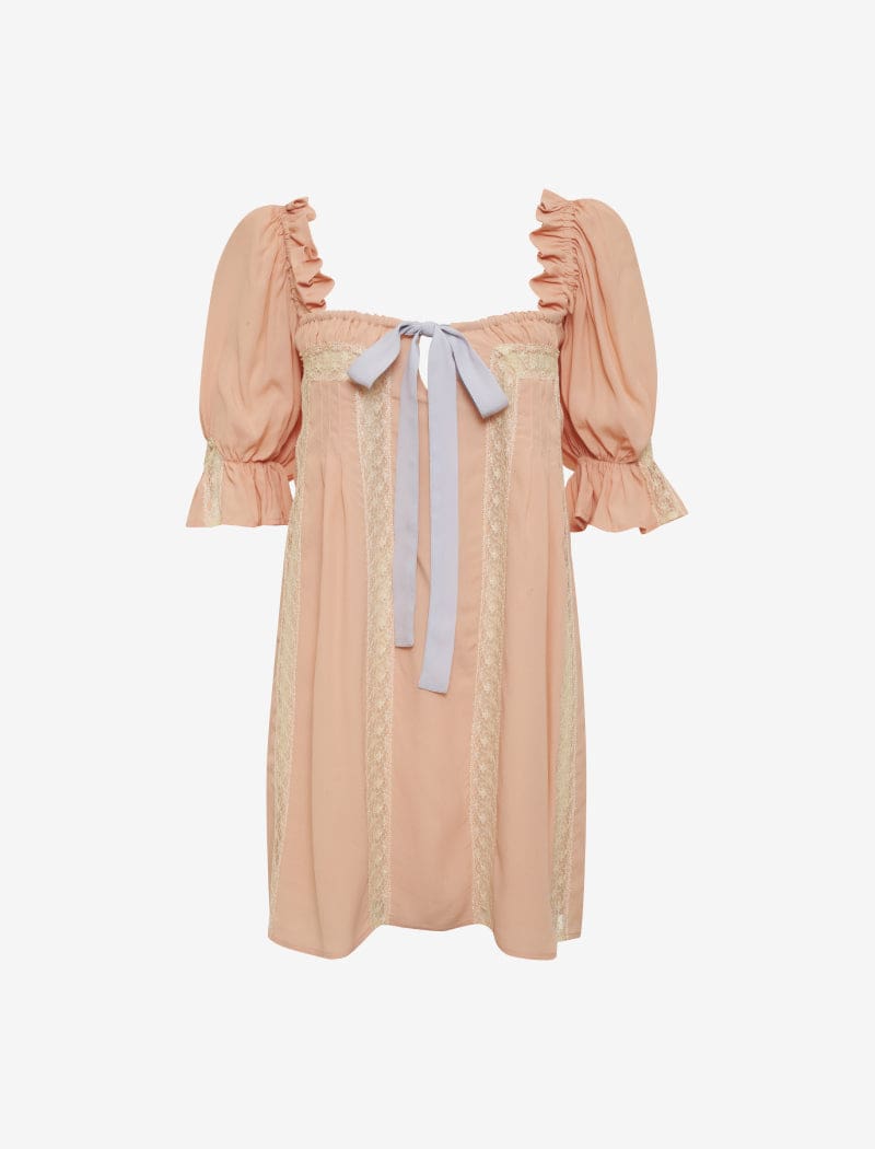 Heirloom Mini Dress | Peach Nectar