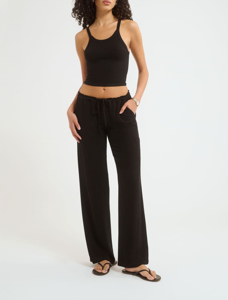 High Fidelity Pant | Black Linen - Pants