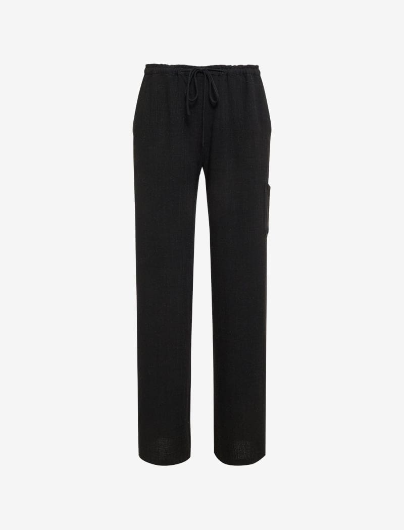 High Fidelity Pant | Black Linen - Pants