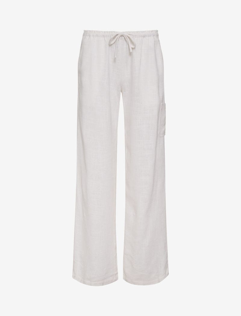 High Fidelity Pant | White Linen - Pants
