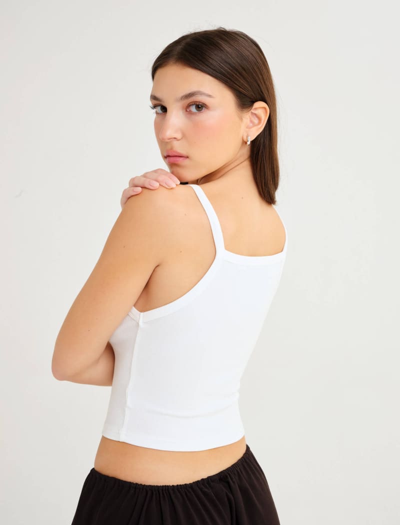Honey Tank | White - Camis and Tanks