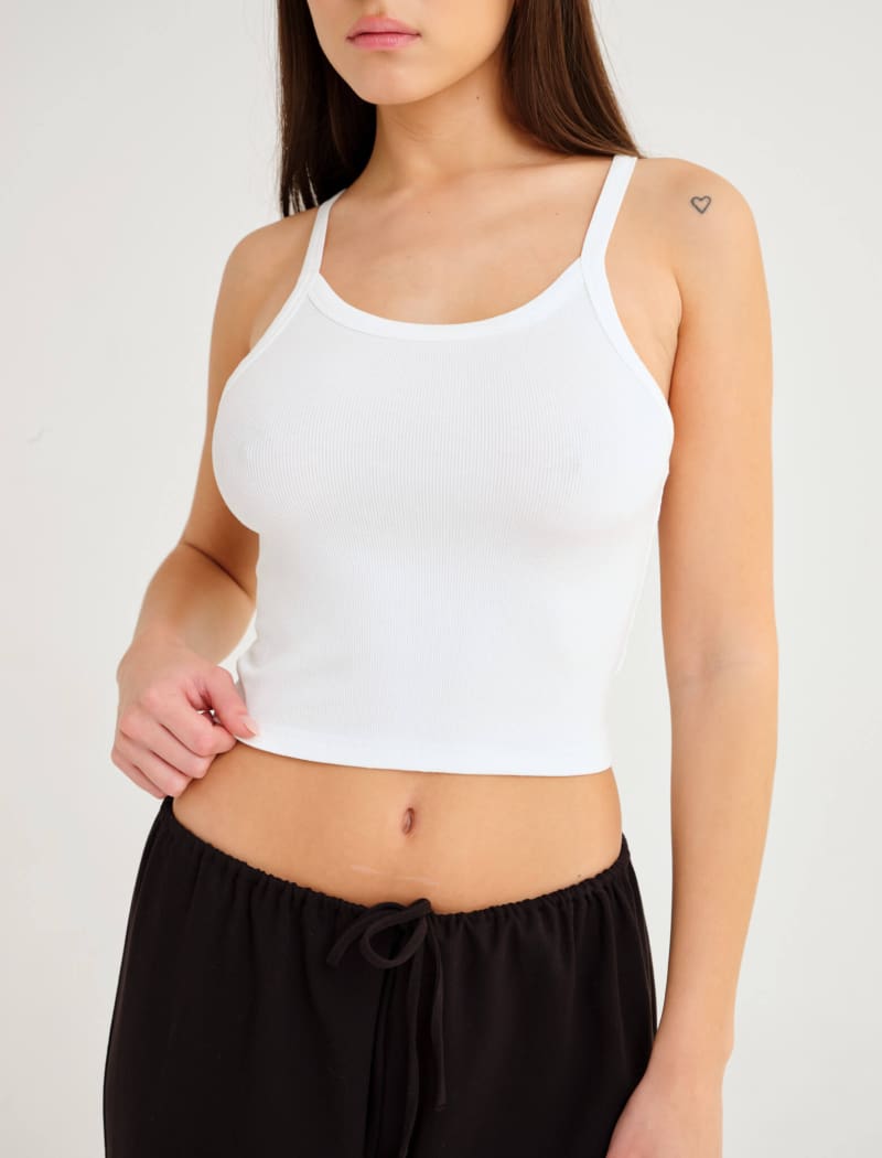 Honey Tank | White - Camis and Tanks