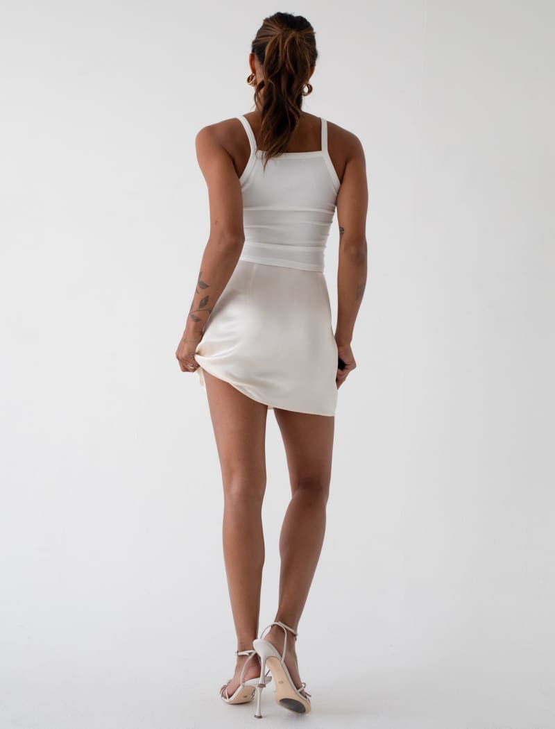Kerrigan Mini Skirt | Ivory
