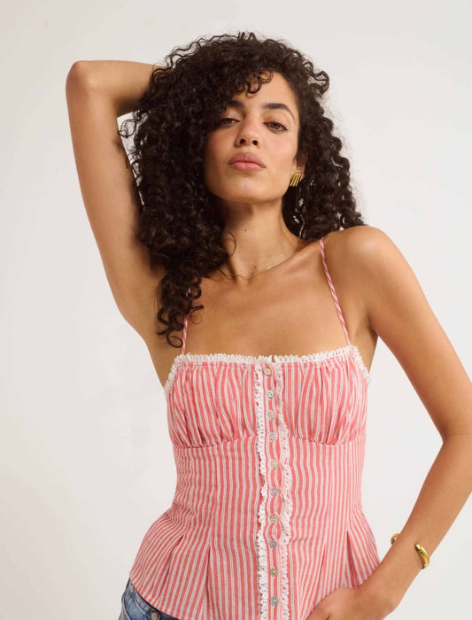 Lemon Grove Top | Sundown Stripe - Camis and Tanks