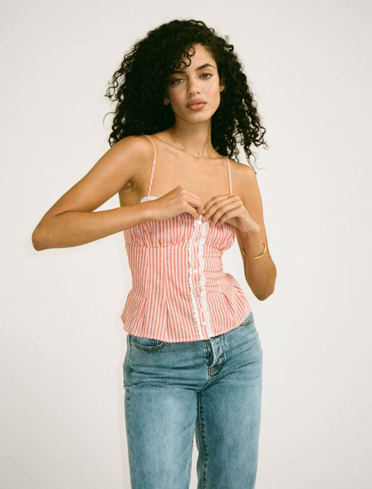 Lemon Grove Top | Sundown Stripe - Camis and Tanks