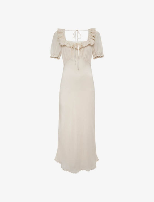 Little House Midi Dress | Cream - Midi Dress