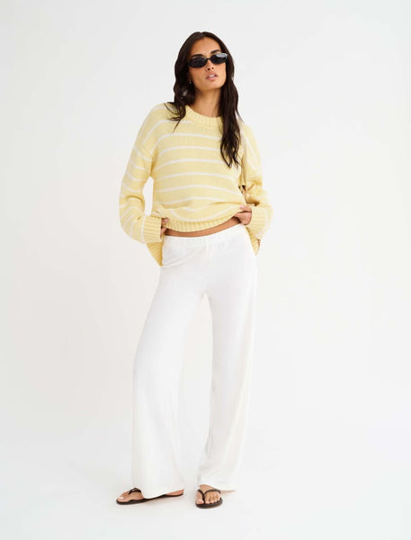 Lounge Pant | White Terry – Rumored