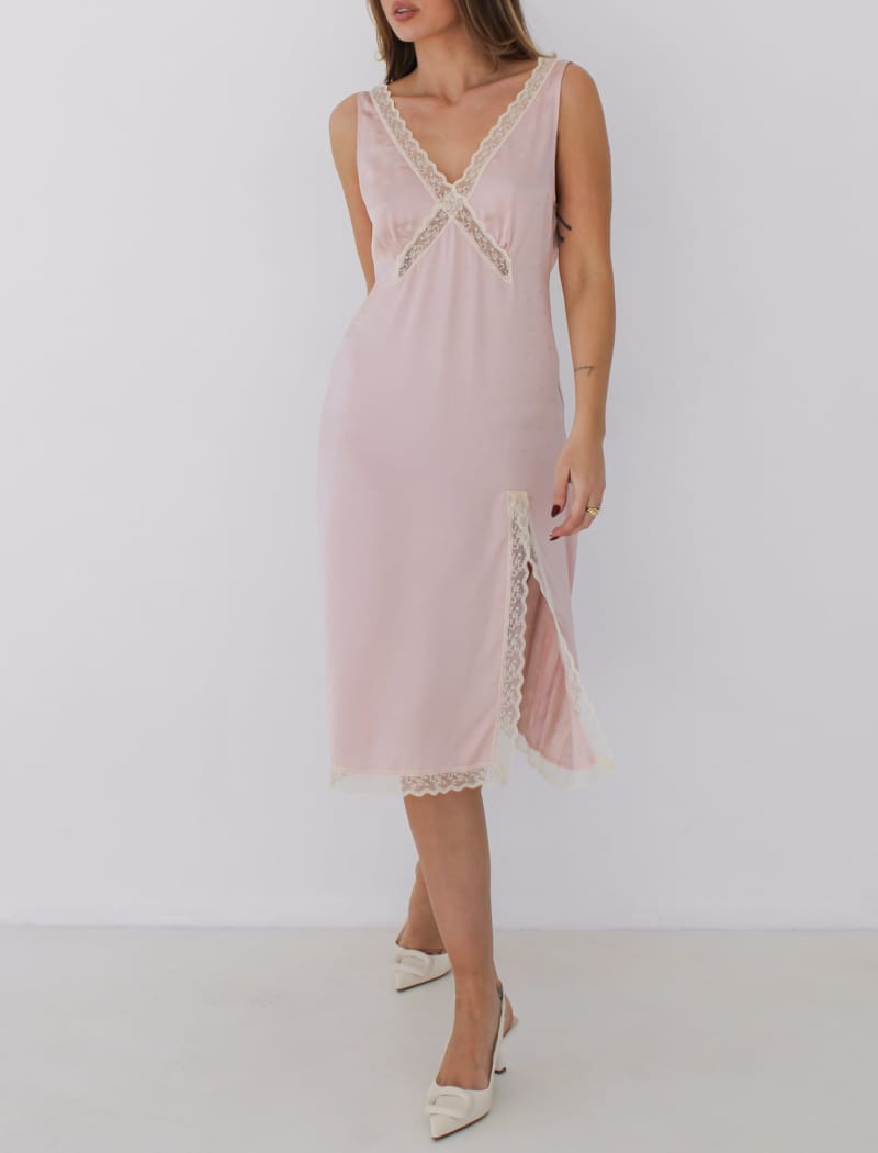 Lucy Midi Dress | Blush Heart - Midi Dress