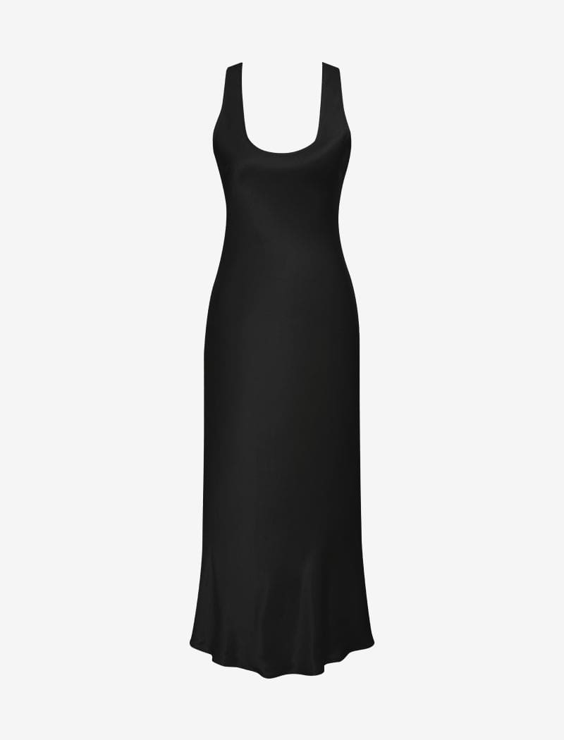 Market Midi Dress | Black - Midi Dress