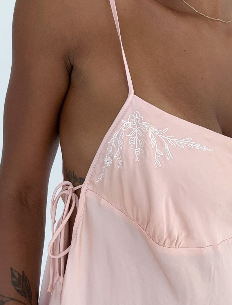 Meadow Mini Dress | Baby Pink - Mini Dress