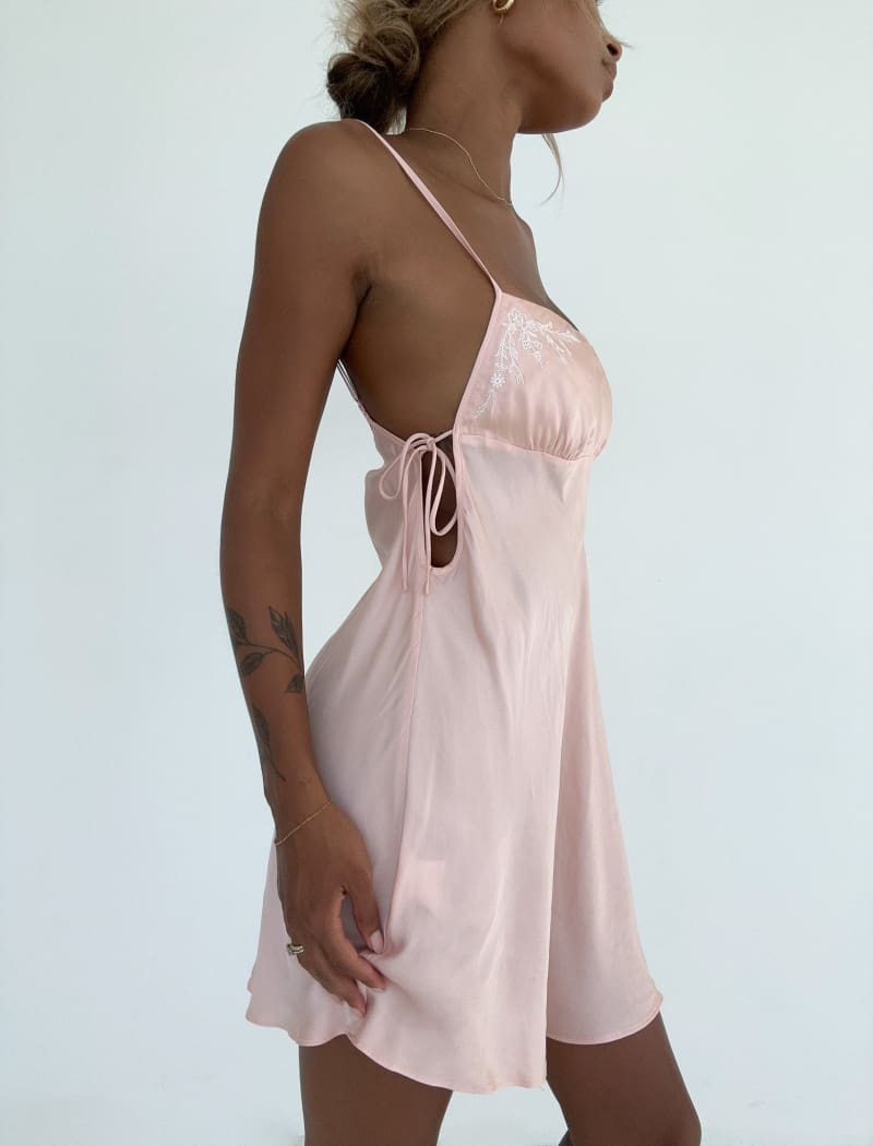 Meadow Mini Dress | Baby Pink - Mini Dress
