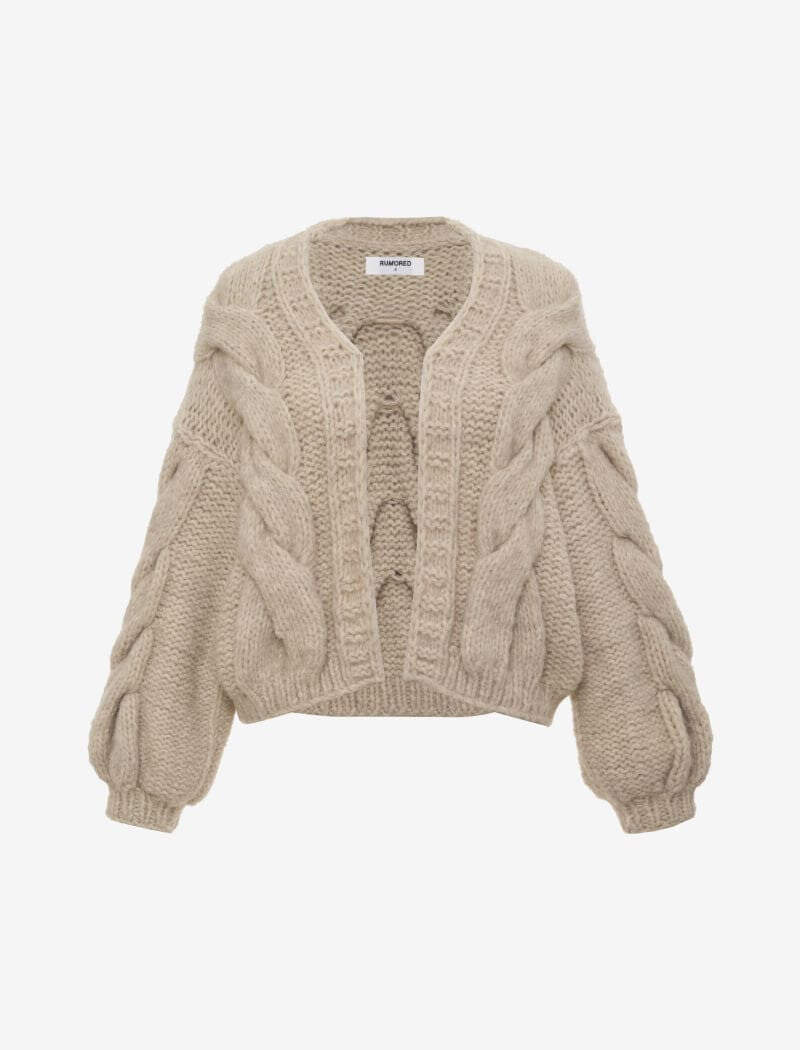 Mimi Cardigan | Oat - Cardigan